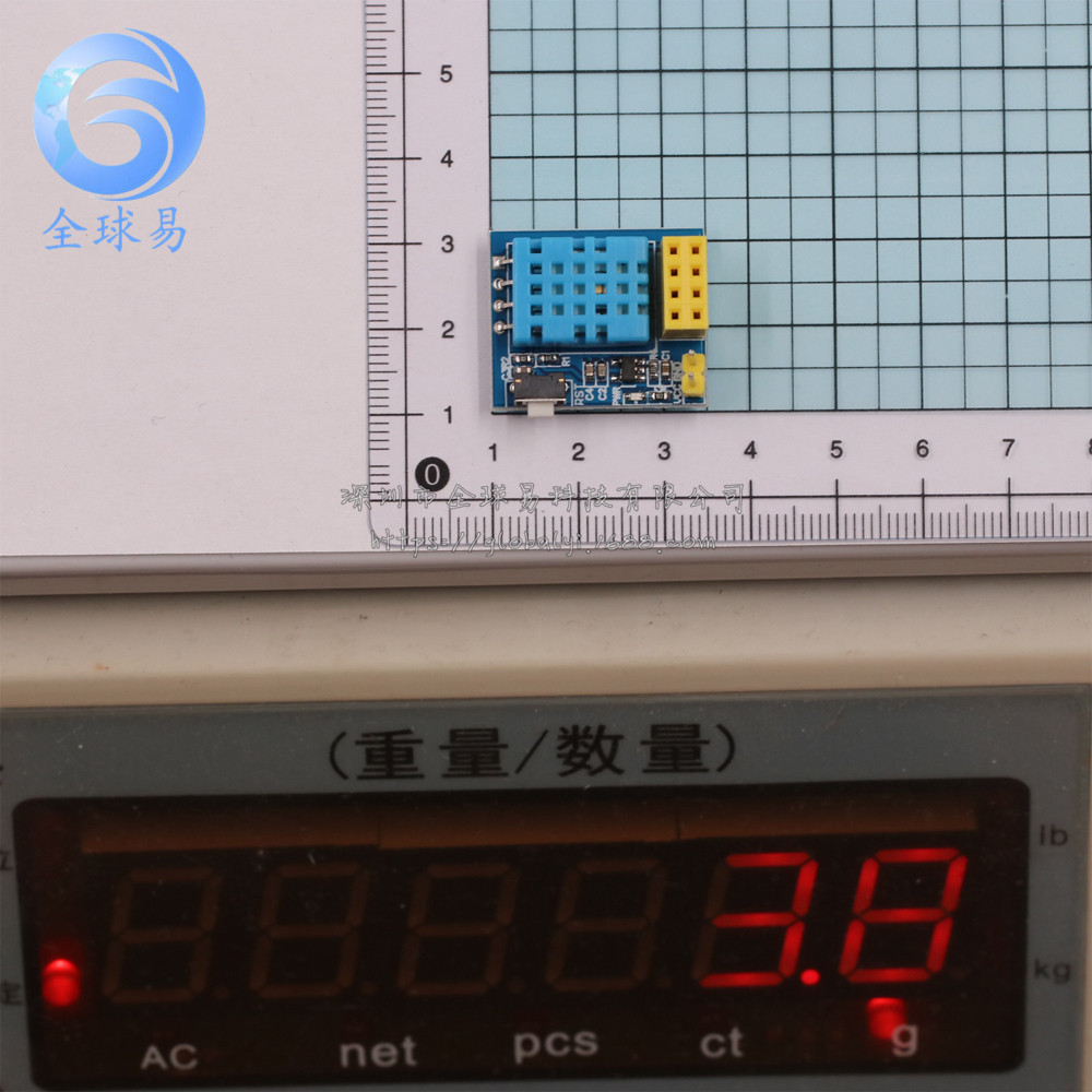 Esp8266 Esp-01 Esp-01S Dh T11 Temperature and Humidity Wifi Node Module ...