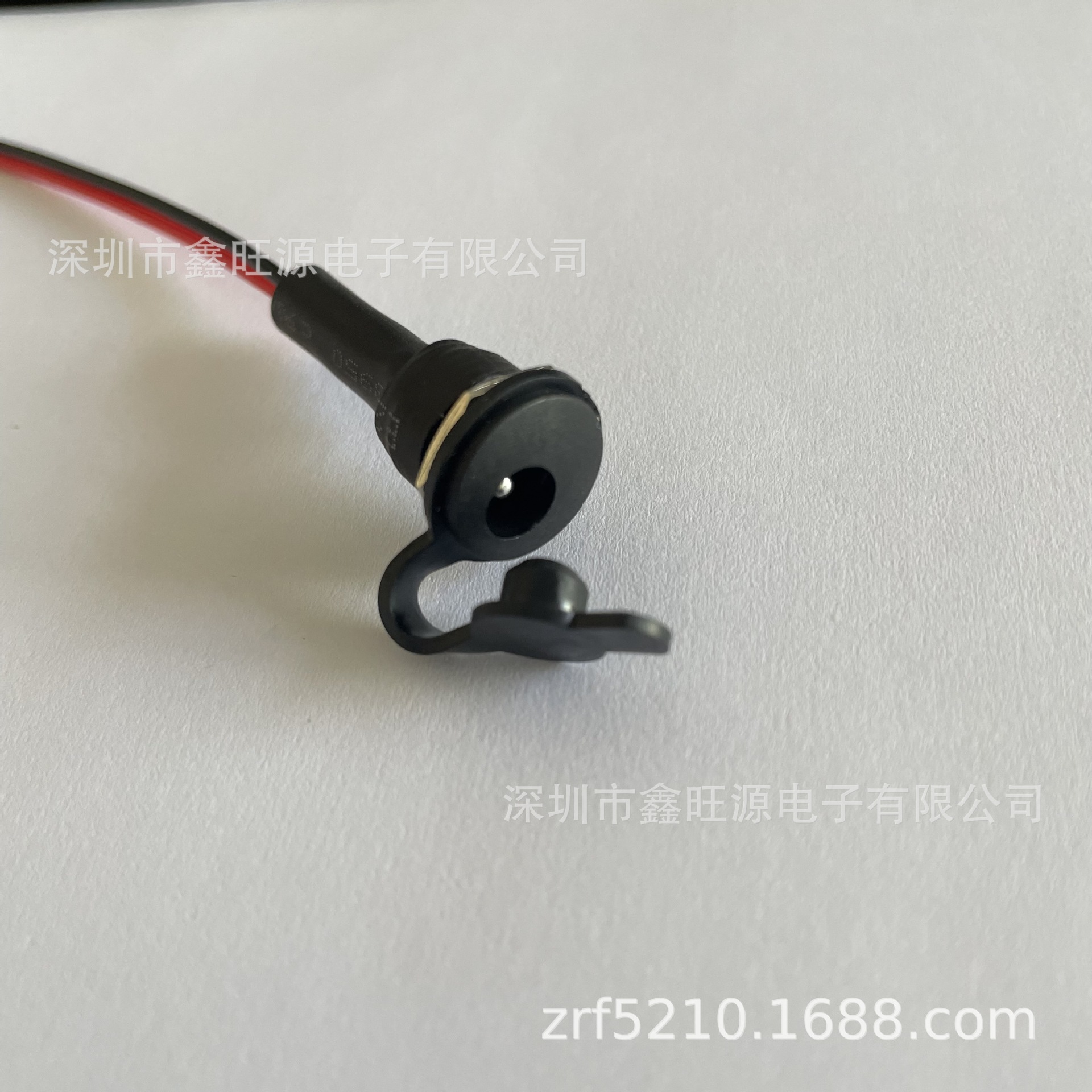 DC552插头线 配螺母 防水帽 电池组输入输出线材 长度165mm