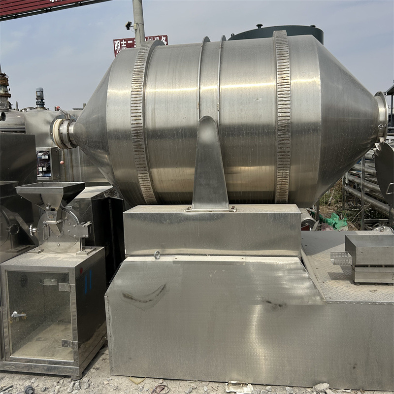 二手100-500升二维混合机 不锈钢材质颗粒混合机成色新