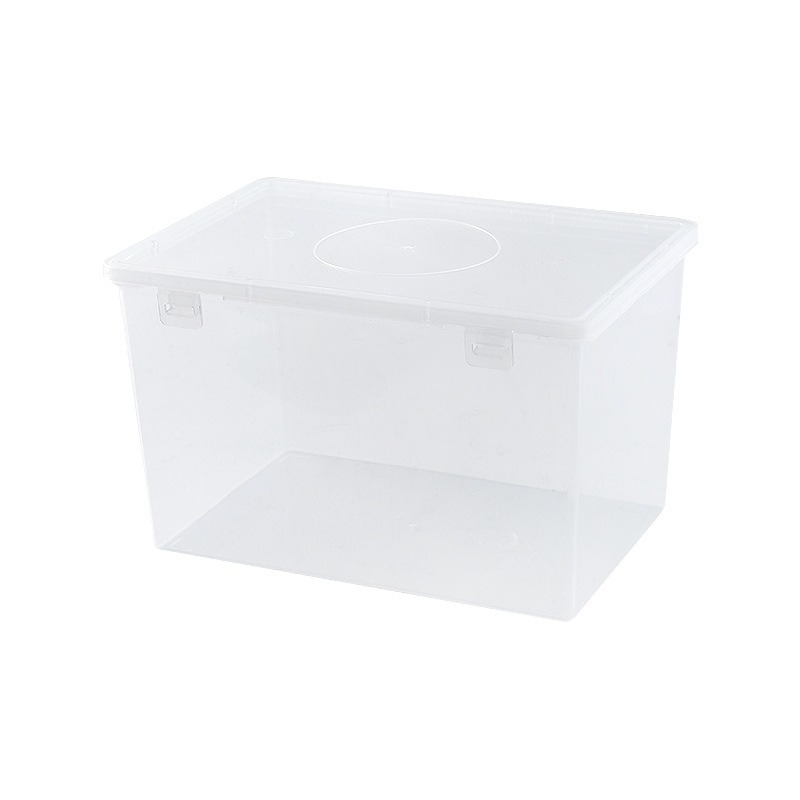 Caja de fideos de cocina japonesa caja de alimentos caja de almacenamiento de granos transparente caja de almacenamiento de huevos refrigerador rectangular fabricante image 7