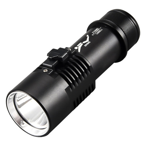 Cross-border diving flashlight p70 strong light outdoor super bright rechargeable yellow light underwater professional night diving flashlight waterproof