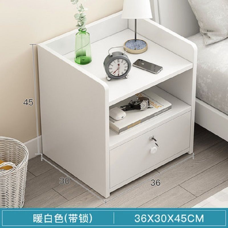 초대형 스타일 # 따뜻한 흰색 싱글 드로우(잠금 장치 포함) 36cm