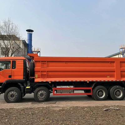 Howo TX8*4 dump truck, used Yük maşınları