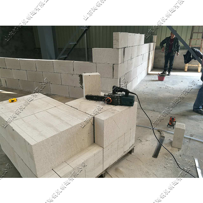 合金链条泡沫砖切割机 手持电动加气砖切割锯 便携式空心砖链条锯