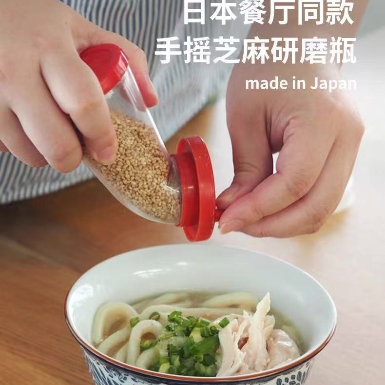KAKUDAI进口芝麻研磨器手摇式孜然粉磨粉机日韩料理调料研磨神器