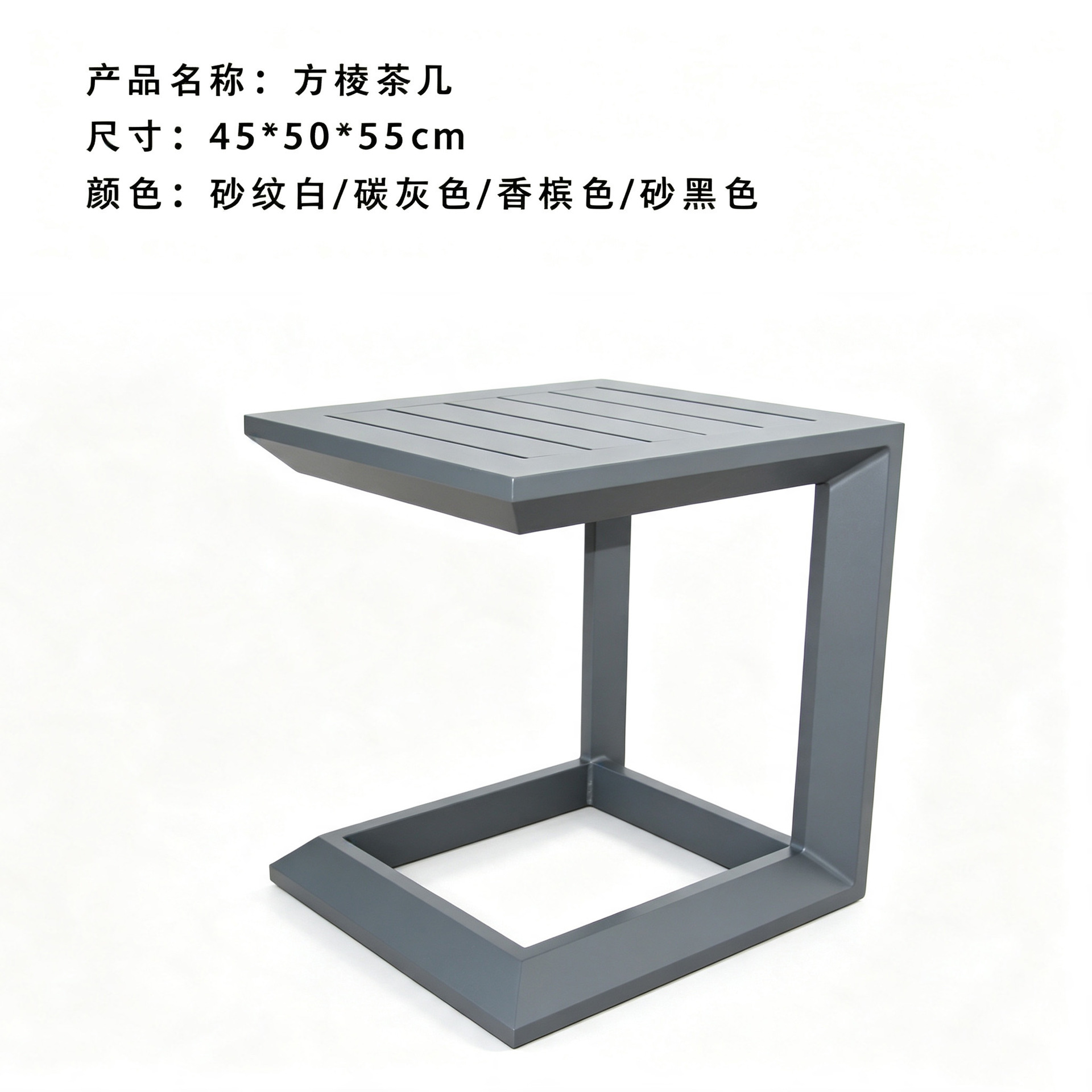 Juego de mesa de centro redonda nórdica para exteriores, mesa de negociación, mesa de centro de ratán para patio/balcón, muebles pequeños para hotel, muebles de ocio impermeables.