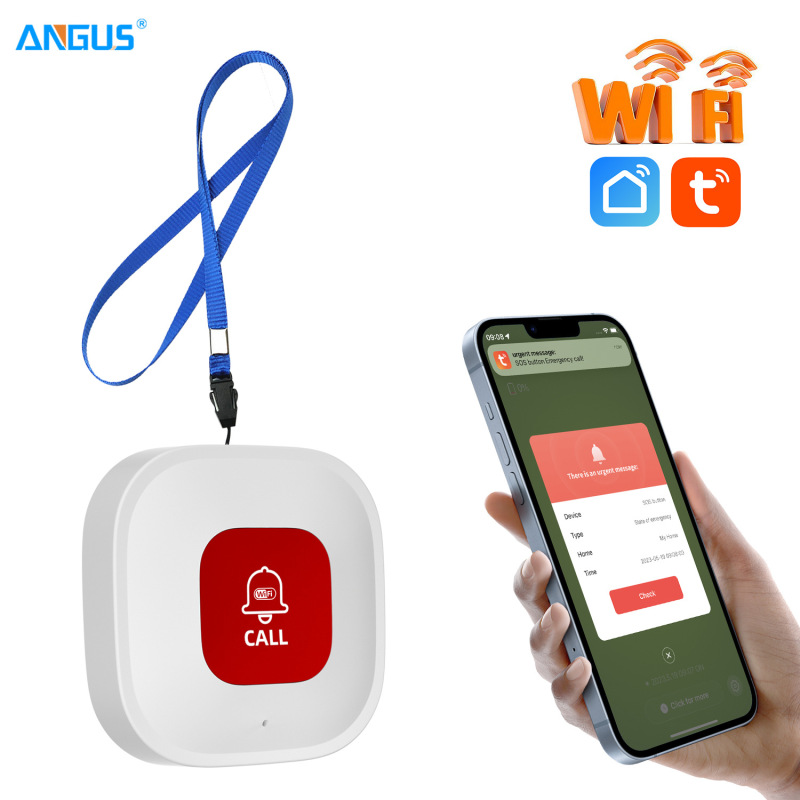 スマート無線呼び出し器WIFI老人呼び出し器SOS緊急ボタン独居介護器遠隔監視|undefined