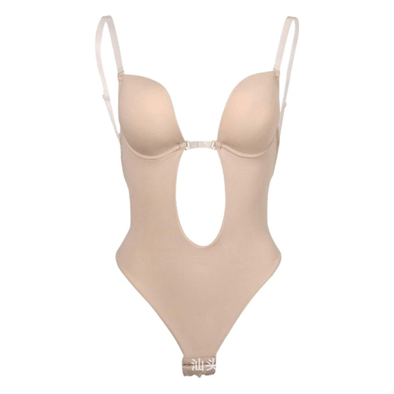 Европейская и американская одежда для придания формы телу, прозрачный бюстгальтер с плечевым ремнем, стальное кольцо, свадебное платье с открытой спиной для сбора тела, вечернее платье, цельное нижнее белье