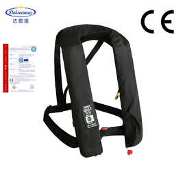 厂家供应SOLAS MED认证自动手动成人充气单气囊双气囊救生衣马甲