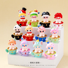 Diddy サーカスかわいい人形 diy 樹脂工芸品デスクトップ小さな装飾品ペアリングブラインドボックスアクセサリー購入