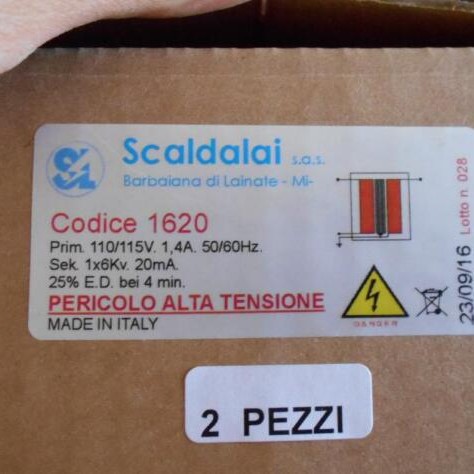 SCALDALAI/SCAIDAIAI 变压器  CODICE 1620