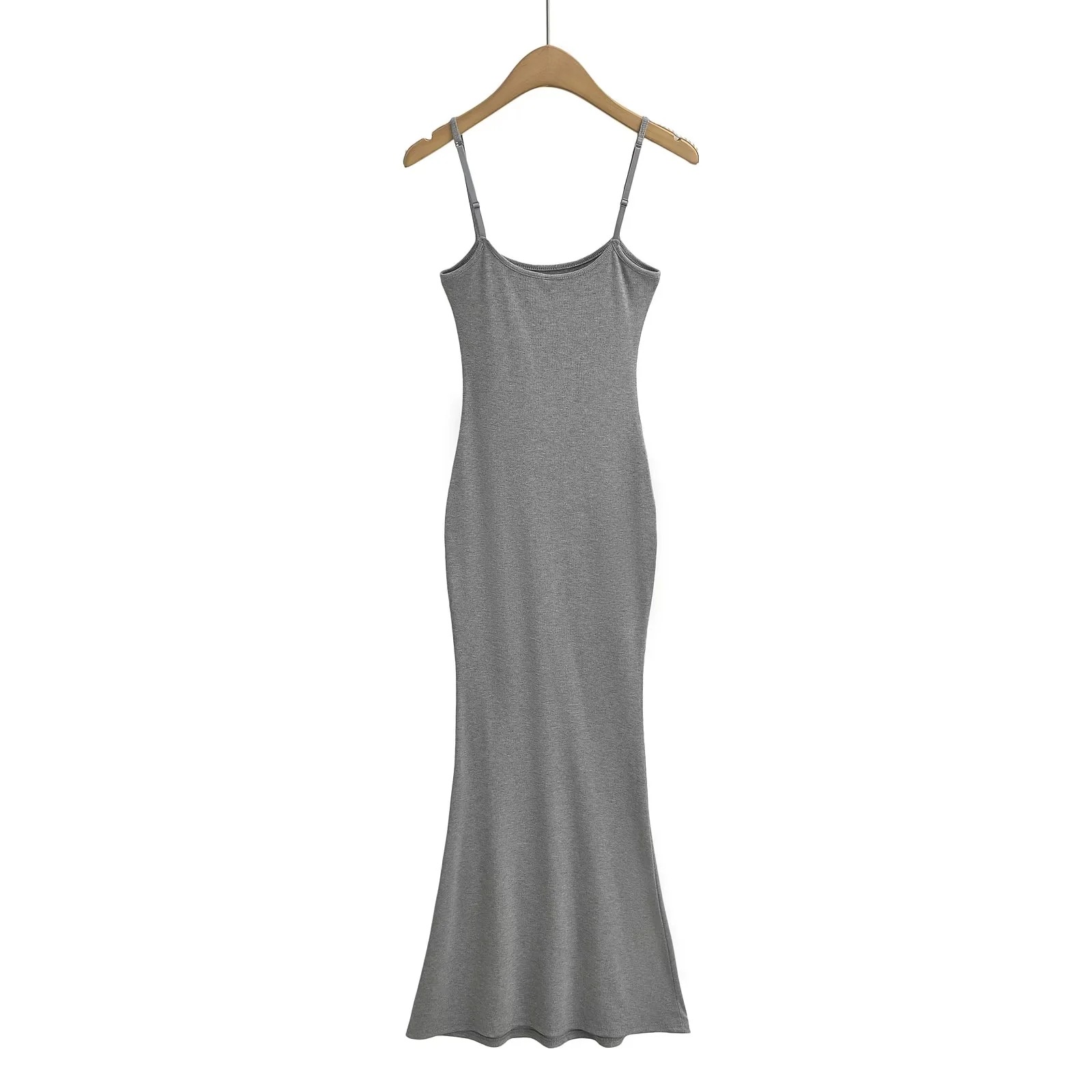 Women's Strap Dress Sexy Strap Backless Sleeveless Solid Color Maxi Long Dress Daily display picture 32