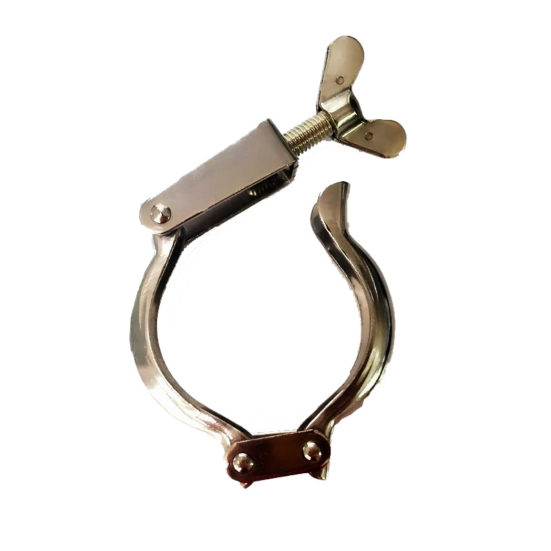 冲压卡箍clamp钢板冷作单层沟槽快装抱箍304不锈钢接头配套卡子