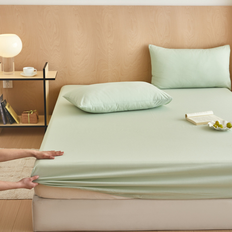 Sombrilla de cama de algodón puro pieza individual 100 algodón Simmons funda protectora de colchón todo incluido funda de cama funda de cama 2025 nuevo 3