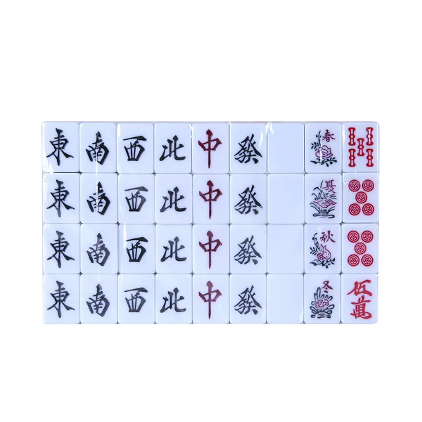 Manufacturer of 30mm Japanese Mahjong Tiles, Complete Set with Japanese-Style Scoring Sticks and Plastic Tray, Japanese Mahjong
