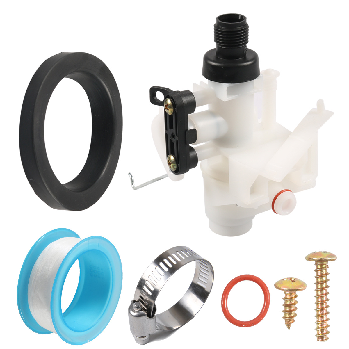 Water valve module assembly + raw material belt + american hose clamp