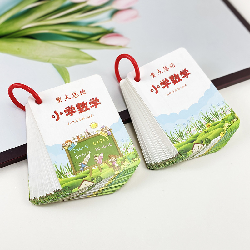 A complete set of math formula cards for grades 1-6 in primary school, basic and general knowledge, conversion and memorization, multiplication