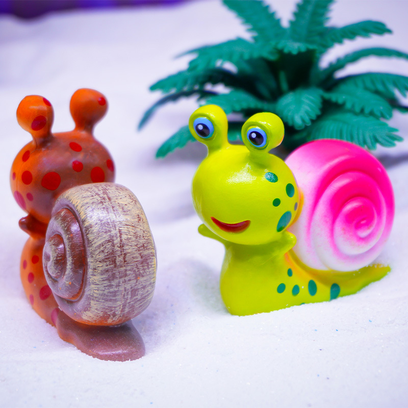 Maceta Decorativa para Acuario, Diseño Creativo de Caracoles, Paisaje Pastoral, Micropaisaje de PVC, Nuevo Modelo