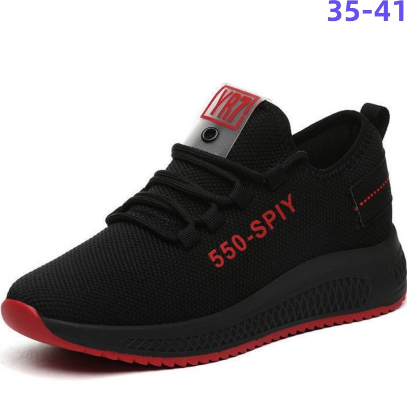 2024 Spring New Women's Shoes Flying Mesh sneaker Women's Breathable Casual Lightweight Soft Bottom Non-slip Running Shoes