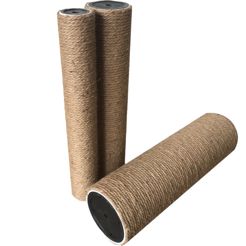 6mm cuerda de yute DIY hecho a mano hecho en casa gato escalada accesorios de marco gato rascador pulido garra gato rascarse tablero resistente a los arañazos gato estante pilar