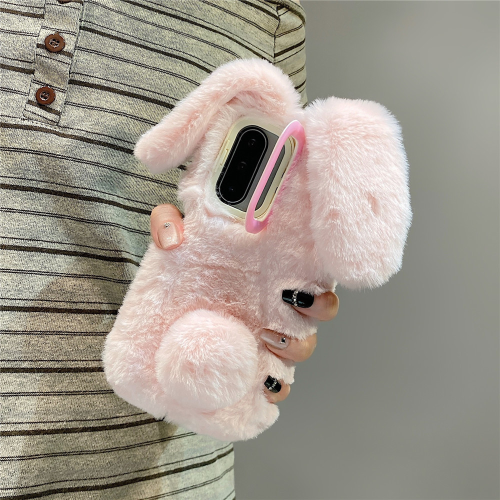 Flauschige Hasen Handyhülle Für Samsung Galaxy S Und A Serie_voghion.com