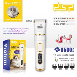 Dsp/Dansong Pet Shaver Electric Clipper Cat Shaving Dog Hair Shaving Foot Hair Electric Clipper Hair Pusher