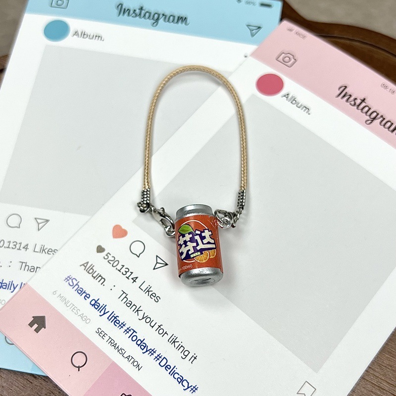 模擬缶飲料ボトルコットンドール斜めアクセサリーキーホルダーラブドールクロスボディバッグペンダント|undefined