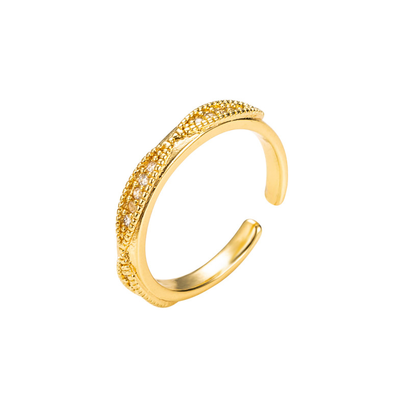 Fashion Leaf-shaped Open Ring display picture 6