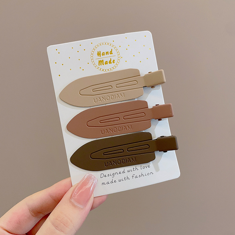 Horquilla de dopamina clip lateral femenino flequillo de sentido avanzado clip pequeño roto horquilla de moda clip lateral lindo clip bb clip tocado