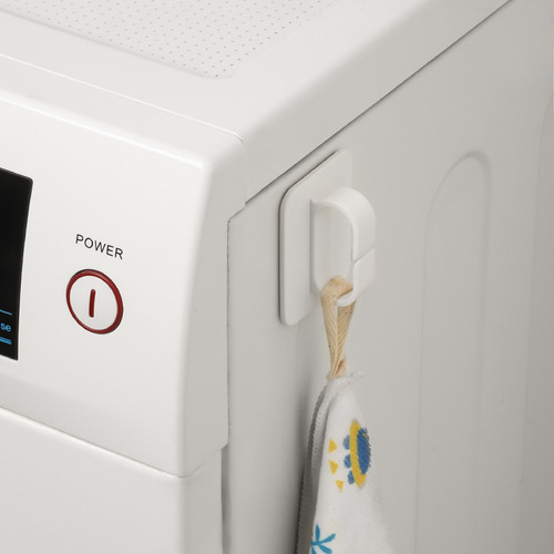 Japanese-style circular hook adhesive cleaning tool storage hooks small items hanging plastic hooks storage organizer rack