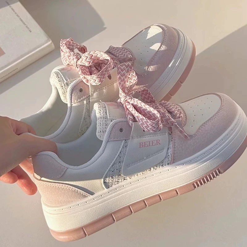 Обувь для девочек 2025 новый весенний и осенний детский дикий скольжение кроссовки повседневная обувь для девочек