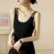 High-quality Ice Silk Camisole Women's Summer Loose New Bottoming Dress Mid-length Elegant Sleeveless Suspender
