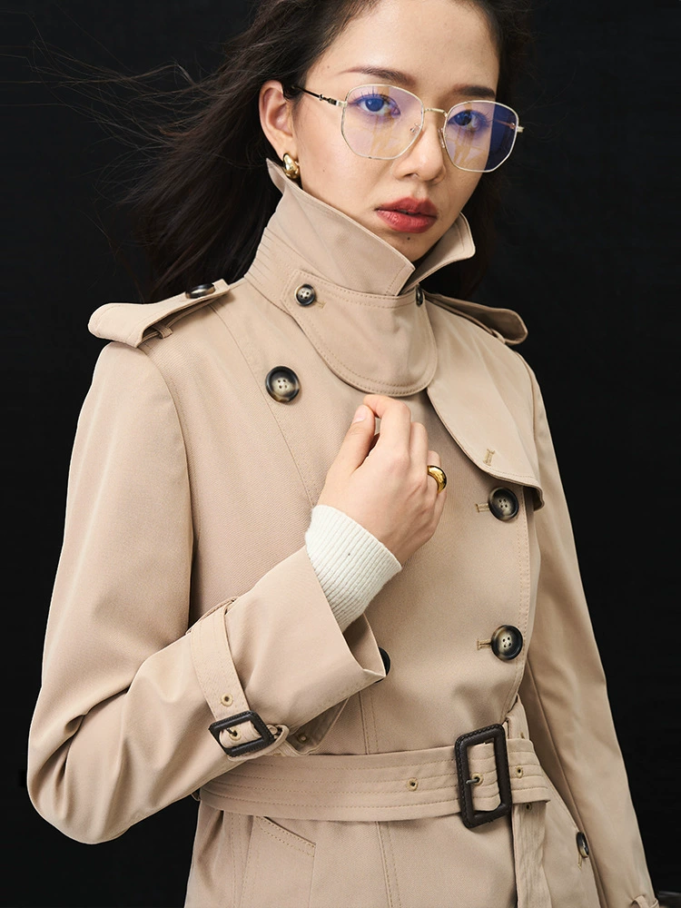 Осенняя классическая пряжка, ремень, плащ-бьёт, куртка, slim fit