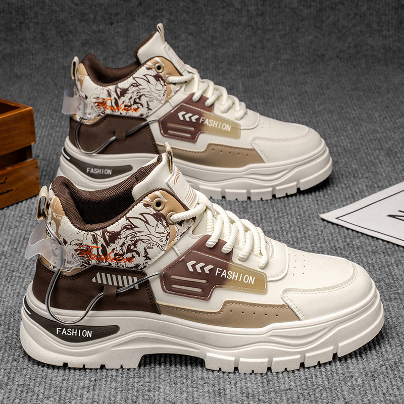 Botas Martin para hombres otoño 2026 nuevo skate de alto nivel transpirable casual versátil hombre de moda zapatos de moda de suela plana