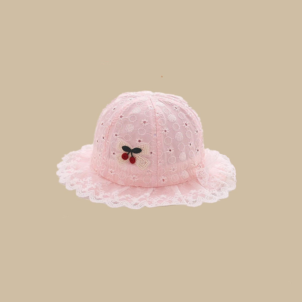 Sombrero de bebé primavera y verano delgado sombrero de sol de bebé princesa sombrero de pescador de verano sombrero de sol de bebé