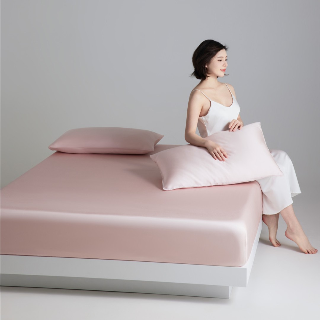 Minimalist Solid Color Style Lanjing Lyocell LF Tencel Single Bed Cover Protective Cover Bed Cover Cool Skin-Friendly 1.5 1.8