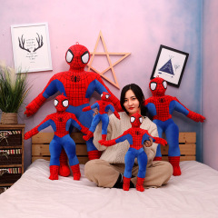 Live-stream hot-selling boy Spider-Man plush doll toy cushion children's birthday gift sleeping doll