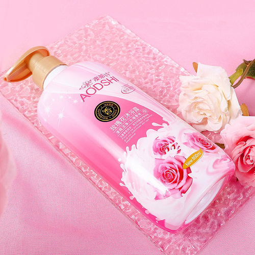 Otis Rose Scented Shower Gel 1L Refreshing, Cleansing, Moisturizing and Beautifying Men and Women Moisturizing Large Bottle Fragrance Shower Gel