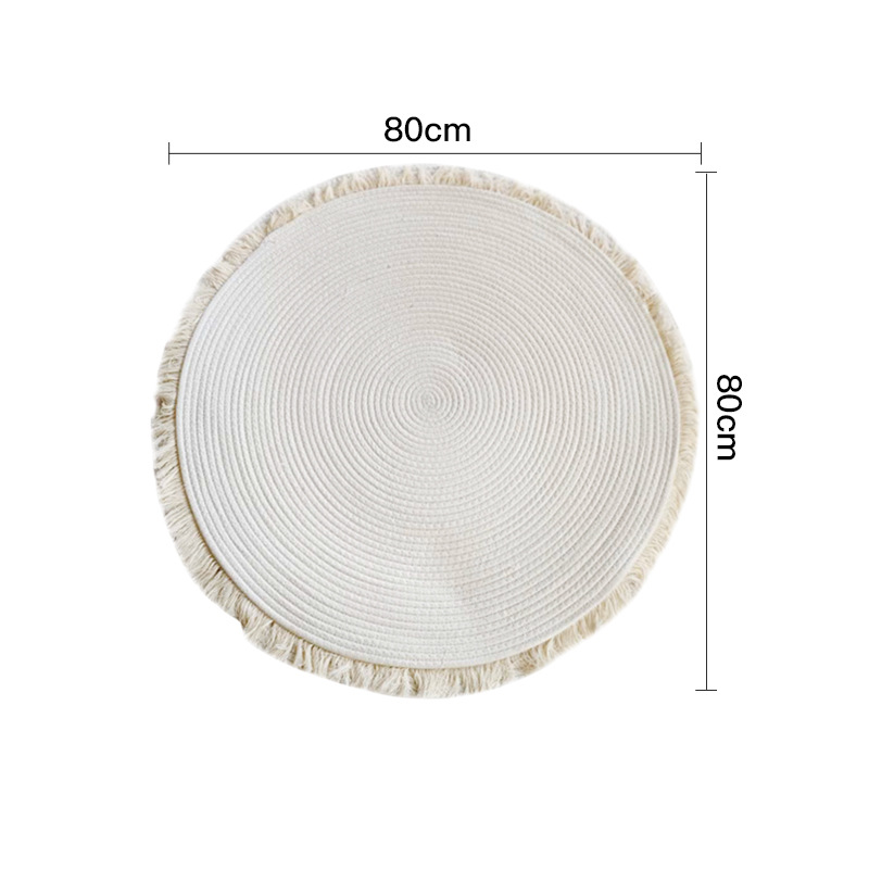 Alfombra redonda de estilo moderno para la entrada y la sala de estar, alfombra ovalada simple y ecológica antideslizante, alfombra para estudio fotográfico.