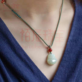 天然和田玉弥勒佛吊坠女玉佛头玉坠项链小佛公老坑玉石玉佩挂件