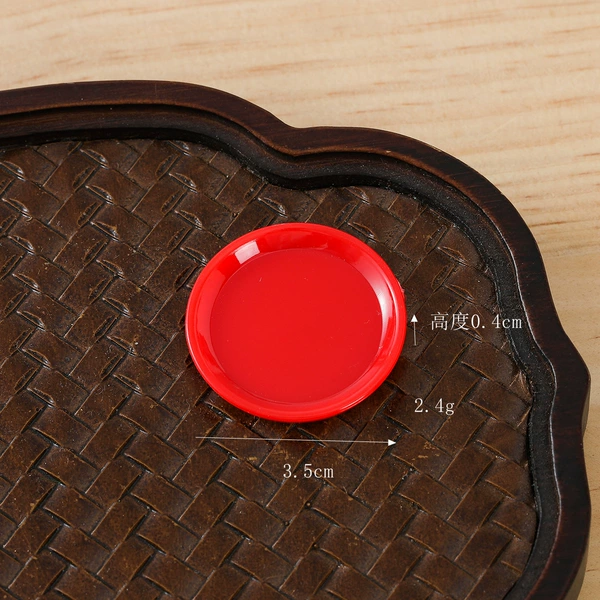 Red colour circle, 3.5cm