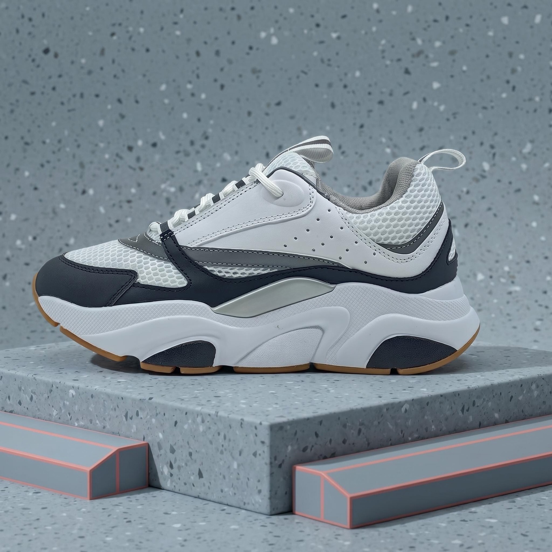 B22 European and Middle Eastern Cross-Border D Brand B22 Sports Casual Thick-Soled Fashion Retro Breathable Height-Increasing Shoes for Men and Women