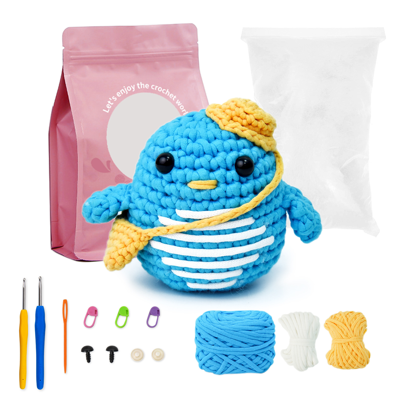 9cm 큰 펭귄 소재 패키지