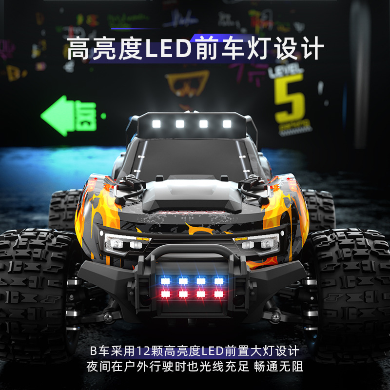 JJRC nuevo vehículo todoterreno multi-terreno amortiguador a escala completa 1: 18 vehículo de control remoto de alta velocidad modelo de simulación de juguete