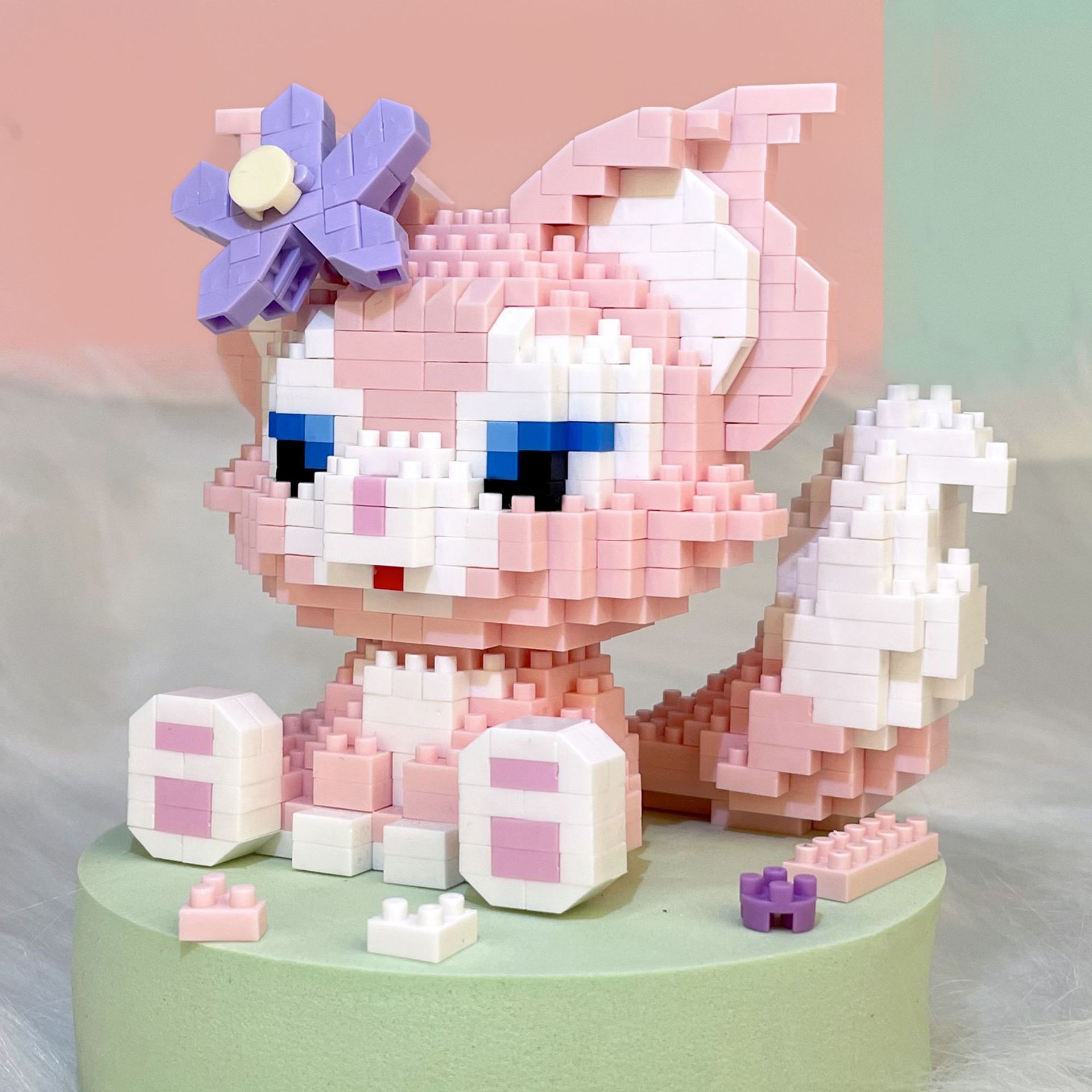 Caja Sorpresa de Micro-piezas Lego Compatibles con Otras Marcas, Muñeco de Dibujos Animados de Año Nuevo, Bloques de Construcción Educativos, Juguetes de Ensamblaje, Regalos al por Mayor