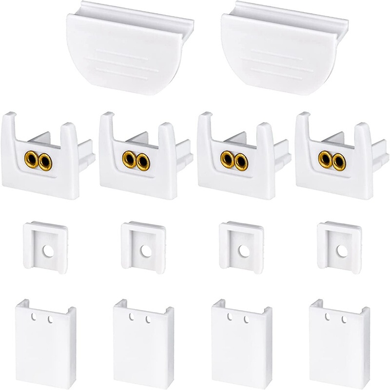 14-piece combination pleated curtain roller shutter punch-free accessories pleated curtain installation fixed bracket bracket curtain accessories
