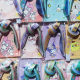 Retail 1 yuan Hanging Board Can Hang Sanrio Colorful Star Strip Origami Small Toy Stationery Store Student Award
