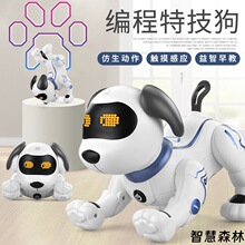 K16机器狗儿童玩具特技编程仿真会走会叫电动智能遥控科技狗