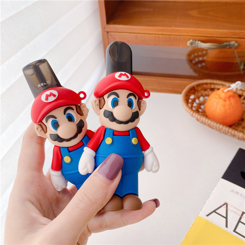 Relx1 Generation Protective Cover Suitable For RELX/RELXElectronic Cigarette Stick Cover RELX4/5 Generation Cartoon Cute Silicone Shell