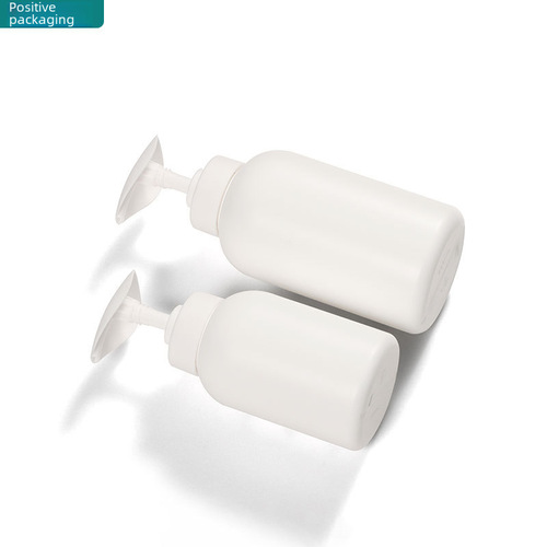 32-tooth pump head HDPE round shoulder bottle facial cleanser lotion bottle 300ml pressurized shower gel shampoo bottle